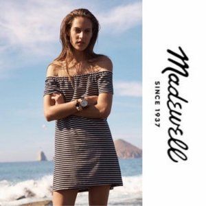 Madewell Melody Striped Off The Shoulder D…